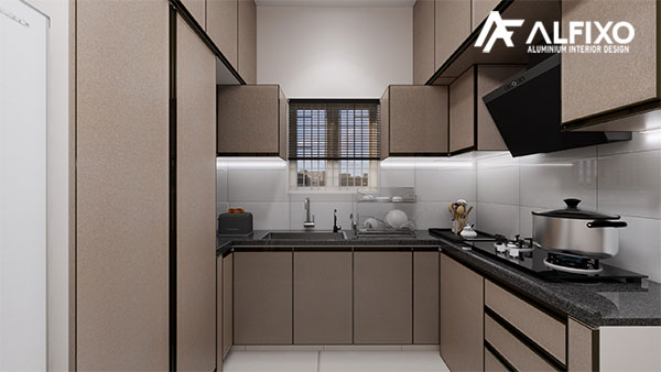Aluminium Kitchen Cabinet
